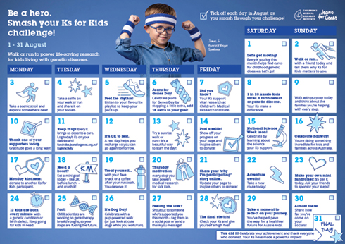 Ks for Kids Calendar 2026