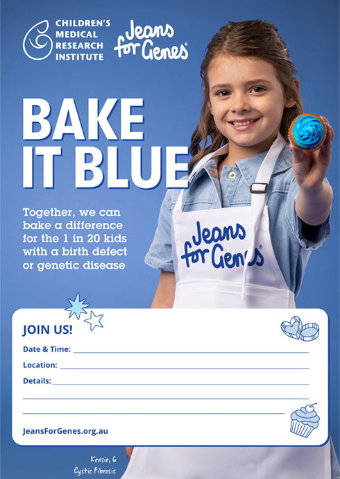 Bake it Blue Event Poster 2026